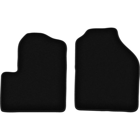 Schwarze Velours-Fußmatten für Ford Transit Connect Kombi (2003-2012) (1/5)