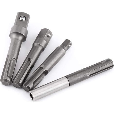 4pcs 1/4 inch 3/8 inch 1/2 inch SDS, SDS-Plus Magnetic Extension Screwdriver (1/5)
