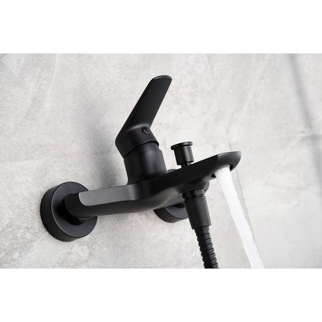 Monocommande Bain-douche Belgica Noir Mat Imex Imex Bdz044 4ng (1/2)