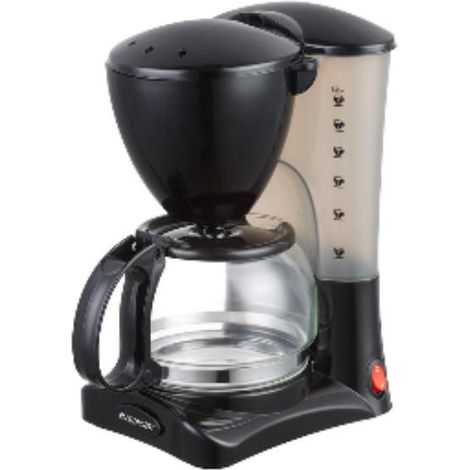FPLUS cafetera thulos 6 tazas et-cm61 , Cafetera con sistema antigoteo. Jarra transparente con marcas de nivel y capacidad de 5-6 tazas. Potencia de 550W. ELECTROTEK ET-CM61.