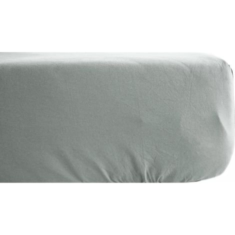 Drap housse coton lavé PALACE 160x200 cm