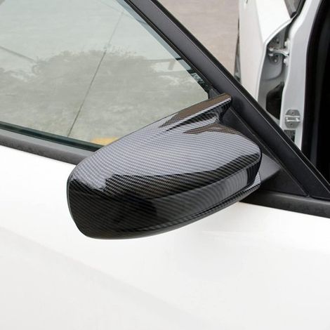 pair of bullhorn rearview mirror caps for 11-13 Dodge Charger (1/5)