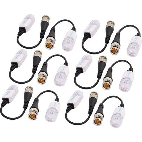 6 HD CVI/TVI/AHD-Passiv-Einkanal-Video-Balun-Émetteur-récepteur (9337da3cfc9af472aa47699fb8235832) (1/4)