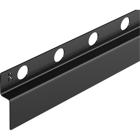 Rechte Wandschräge, 170 cm, schwarz (1/5)