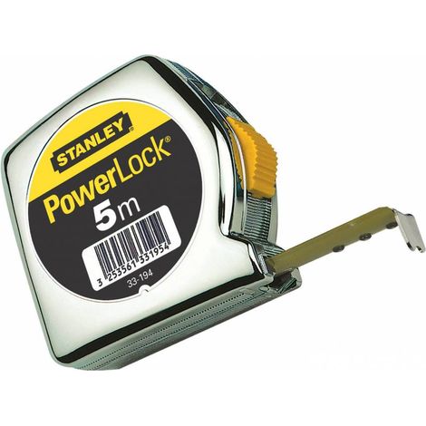STANLEY FLESSOMETRO POWERLOCK 5MX25MM 1-33-195