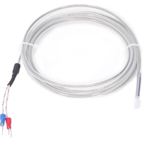 Sonde de température à thermocouple de type K BERM, étanche et anticorrosion, 2 m / 6,6 pi (1/5)