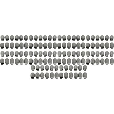 Lot de 120 Raccords Droits Étanches 1/2 Pouce - pour Conduits Électriques Non Métalliques - Jonctions Câbles Résistantes aux Liquides (1/5)