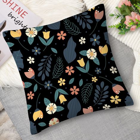 Coussin with motifs fleurs, élégant (1/5)