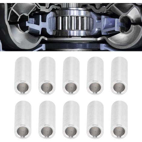 Zehn Aluminiumdichtungen Φ6mm, 3502-0006-0140, 14 mm lang. (1/5)