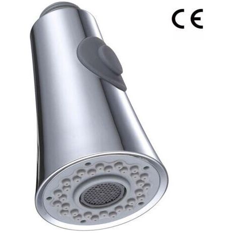 Douchette Robinet Cuisine 2 Jets Tête de Robinet de Rechange Douchette pour Robinet Remplacement Douchette pour Mitigeur Cuisine, placage, G1/2"/61001 (1/5)