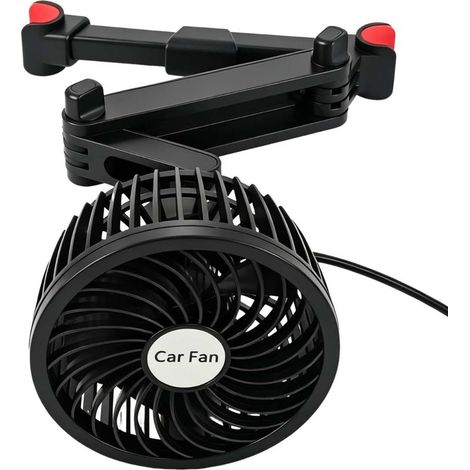 Générique Ventilateur de Siège Auto - 300g 10.5x10.5x14.5cm (1 (1/5)