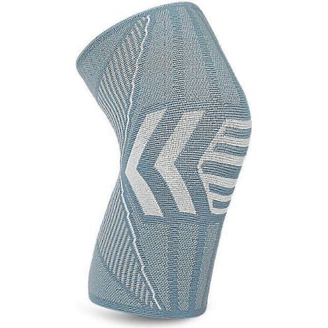 Genouillère de compression respirante pour soulager la douleur, soutien ajustable pour hommes et femmes, couleur noire (1/5)