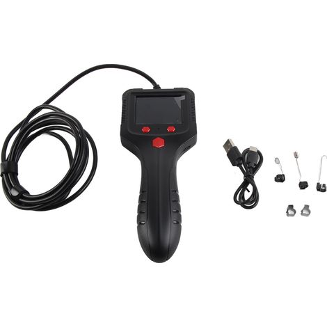 Industrial Endoscope 2.4in HD Screen Handheld ABS Housing Borescope Inspection Camera for Factory 6.6ft Cable (1/5)