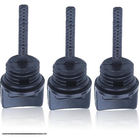 3 pièces Tappo di riempimento olio compatible avec Honda GX110 GX120 GX160 GX200 Series, pièces de rechange de tondeuse à gazon accessoire de moteur remplacent 15600-ZE1-003 (1/5)