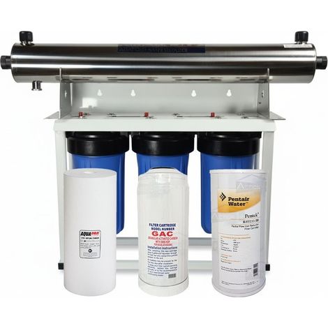 Filtration UV 24 GPM Big Blue Trio Métaux Lourds