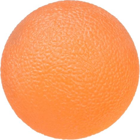 Balle en gel pour l'entraînement des mains, la dextérité des doigts et des avant-bras, couleur orange, extra douce, souple, pour l'entraînement en résistance. (1/3)