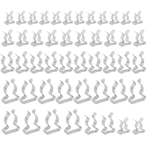 Clips à ressort, ouverts pour armoires de patio, balais, brosses (1/5)