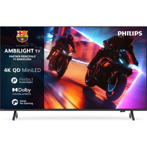 Philips 55Mled920 - Televisor inteligente mini LED 4K Ultra HD de 55 pulgadas, color negro, Ambilight (1/4)
