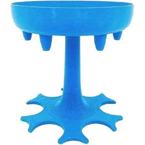 Porte-verres à shot, distributeur de boissons pour fêtes, jeu de bar, cocktail, vin, remplissage rapide, porte-outils, distributeur de spiritueux (bleu) (1/3)