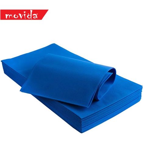 Set 25 Pezzi Tovaglia Monouso in TNT Quadrata Blu Cobalto 100 x 100 cm
