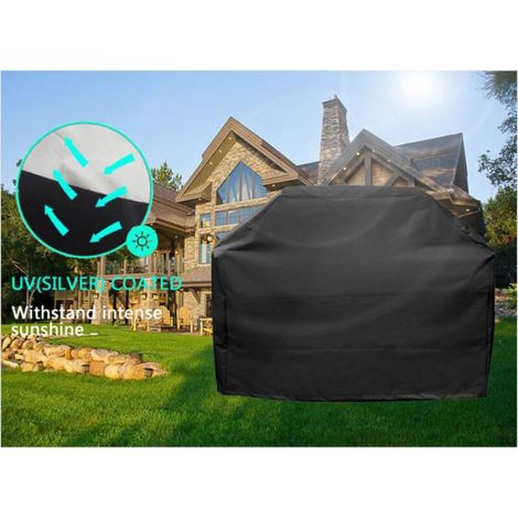 Housse Barbecue - Tissu Oxford 210D Impermeable Anti-Uv - Pour Grill Extérieur - 80 X 66 X 100 Cm - 1 Piece (1/5)