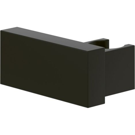 V&B Handbrausehalter Universal Showers eckig, Wandmontage, matt black (1/2)