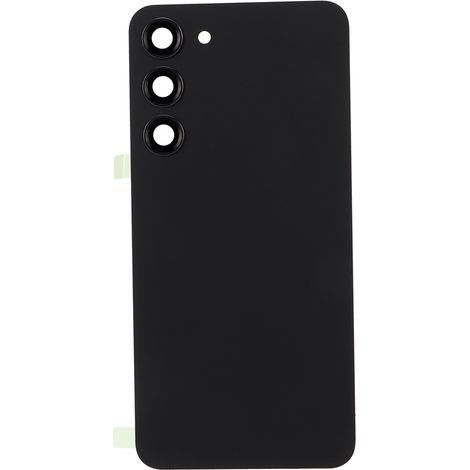 Kit de coque arrière en verre trempé avec plaque de pression pour Samsung Galaxy S23 Plus Noir (1/5)