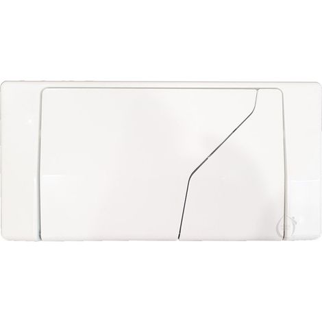 Placca doppio tasto azionamento meccanico compatibile con cassette incasso Redi, Bampi e Nicoll (1/4)