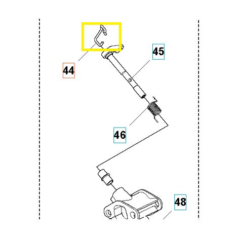Dispositif de sécurité du carburateur pour les tondeuses Husqvarna 545 RXT 545 FR 545 RX