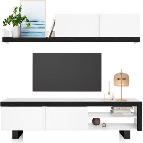 Salón Axis UP 180 Blanco - Ceniza (ancho) x 49cm (alto) (1/5)