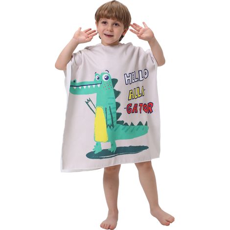 Filiyano-Serviette de bain imprimée pour enfant, grand peignoir, serviette de plage absorbante et portable, 10 x 10 pouces (60 x 60 cm). (1/3)