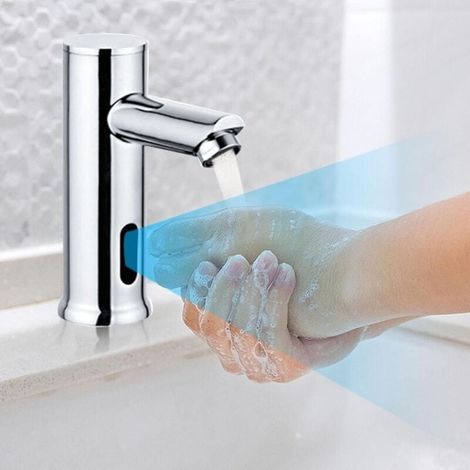 Robinets Capteur Automatique Laiton Eau Froide Piles (1/4)