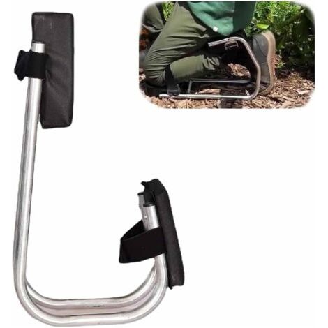 Siège genou pour le jardinage Attelle de genou avec siège Genouillères pour le jardinage Chaise Siège genou portable Attelle de jambe (1/5)