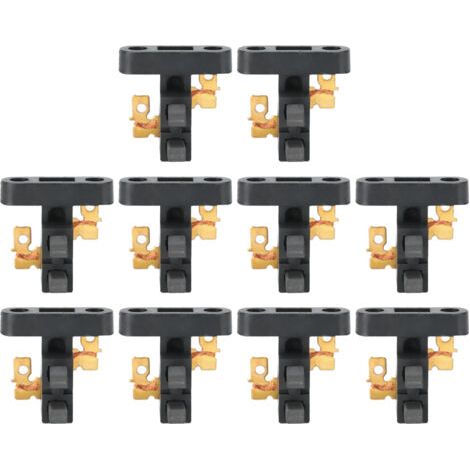 10 pièces porte-brosse en carbone pour assemblage de brosse en carbone adapté pour générateur d'essence 188F/190F/5-8KW (1/5)