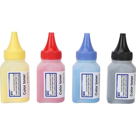 cartouches de toner de recharge pour imprimante, poudre de toner couleur de remplacement pour CRG054 (1/5)