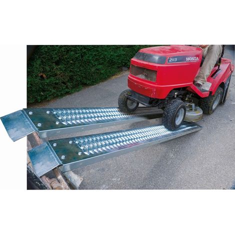 Werka Pro – Lot de 2 rampes de chargement 185 cm – Charge maximale 200 kg – Largeur 22,5 cm – Crantées pour meilleure adhérence