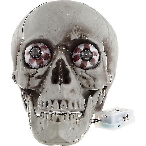 1 Stück gruselige Totenkopf-Requisite für Halloween-Dekoration