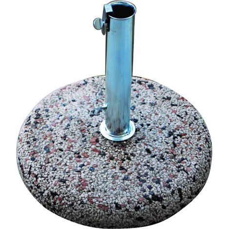 Base per Ombrellone in Graniglia 25 kg con Tubo 45 mm