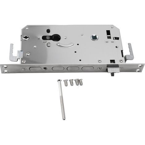 Corps de serrure de sécurité en acier SUS, 2 trous, antivol, mortaise de porte d'entrée universelle pour accessoires intelligents (1/5)