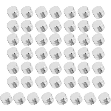 100 aimants en néodyme à vendre, aimants puissants pour les loisirs créatifs, la science, le bricolage et comme aimants pour réfrigérateur, aimants ronds adaptés à de multiples usages. (1/5)