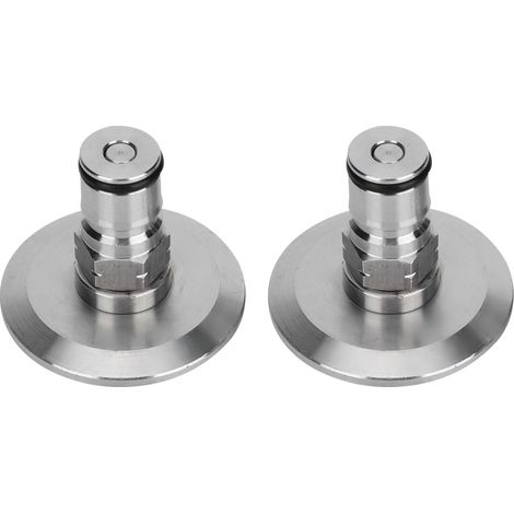Connecteur à mandrin TC de 1,5" pour fûts et bouilloires de brassage maison, fabriqué en acier inoxydable 304, adapté aux applications gaz et liquides. (1/5)