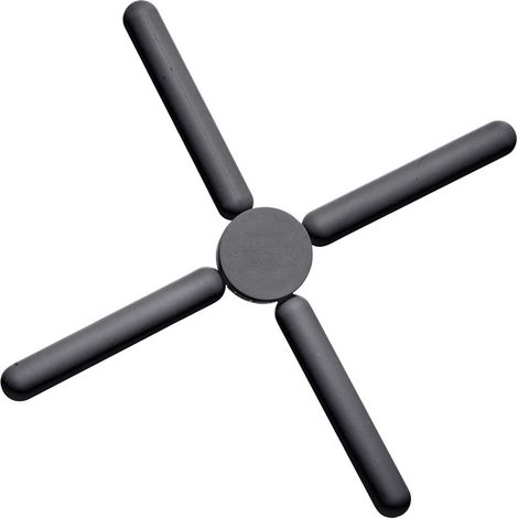 Westmark Sottopentola - Sottopentola pieghevole per pentole e padelle calde, protegge tavolo e piano di lavoro, resistente al calore fino a 200°C/ 392°F, contro i graffi - silicone, Ø 22 cm (1/5)