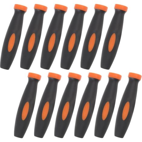 Toyvian 12 Piezas Mango de Goma Antideslizante para Lima (1/5)