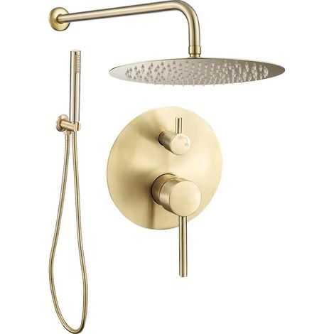 Douche Encastrable Mitigeur Douche 2 voies, Pulvérisateur Effet Pluie (1/5)