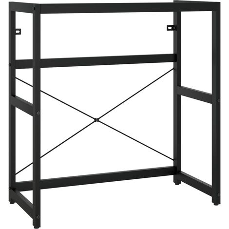 Telaio per lavabo da bagno 79 x 38 x 83 cm ferro nero 020006766