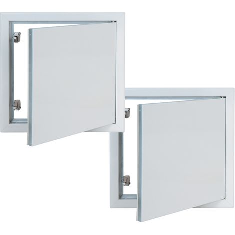 Semin – Trappe de visite 500 x 500 mm – Laquée blanche – Isolante en FEF – Non circulable pour VMC – Lot de 2