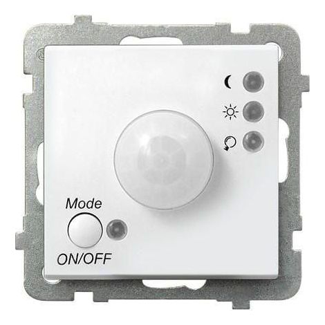 osppel Bewegungsmelder Weiß 7m Reichweite 3200W