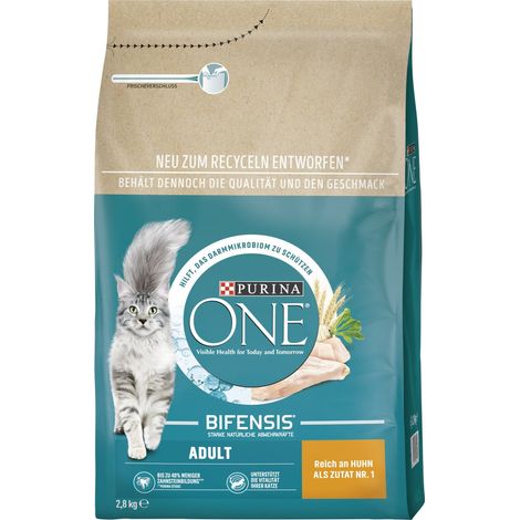 Purina One Katzenfutter Adult reich an Huhn 2,8 kg (1/3)