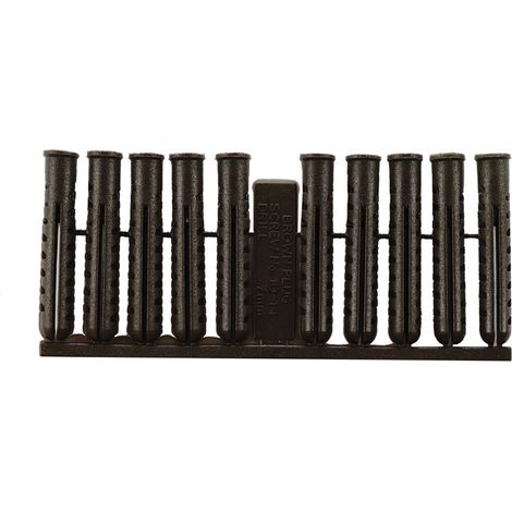 Jcp Premium Plastic Plugs Brown - 7.0 x 37mm - Box of 1000 (1/2)
