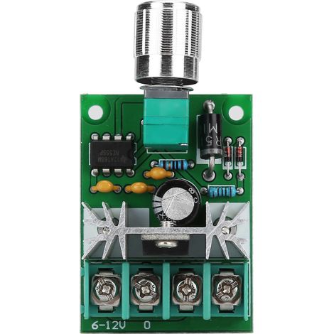 6V-12V 6A PWM-Gleichstrommotorsteuerung, leistungsstark, stufenlos, einstellbarer Drehzahlschalter (1/5)